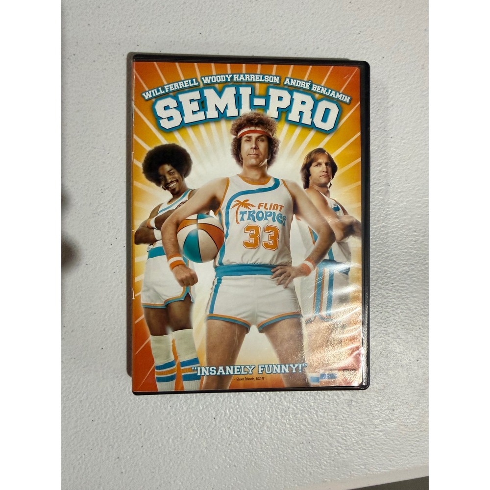 Semi-Pro DVD Will Ferrell Woody Harrelson Andre Benjamin Basketball Comedy Movie